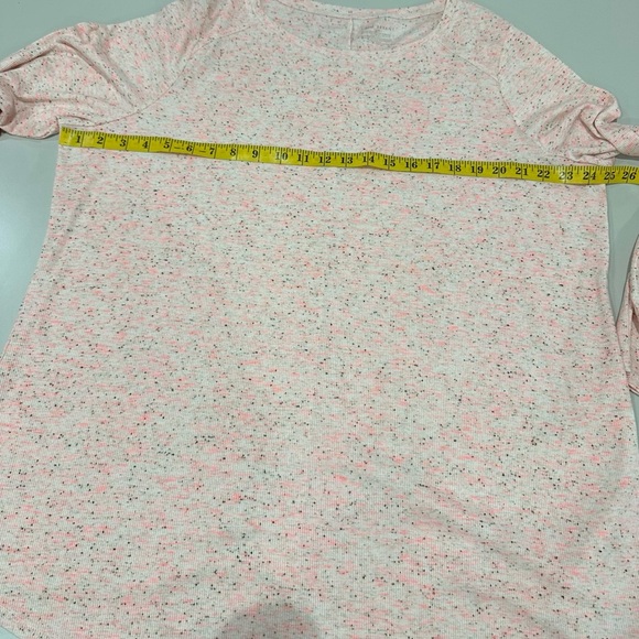 Lane Bryant Pink and White Relaxed Tunic Top - Picture 4 of 5